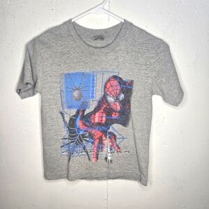 Spider-Man Y2k Kids Gray T-Shirt